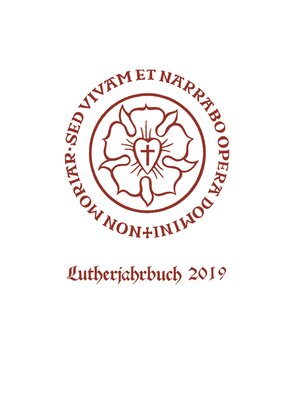 cover image of Lutherjahrbuch 86. Jahrgang 2019